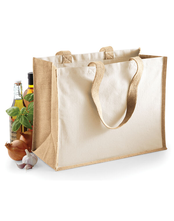 W422 Westford Mill Printers’ Jute Classic Shopper Natural