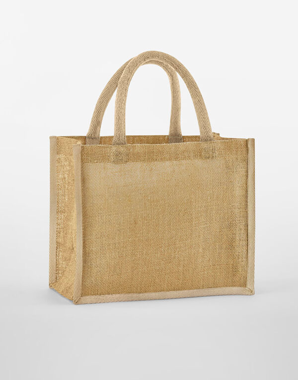 W473 Natural Natural Starched Jute Midi Tote