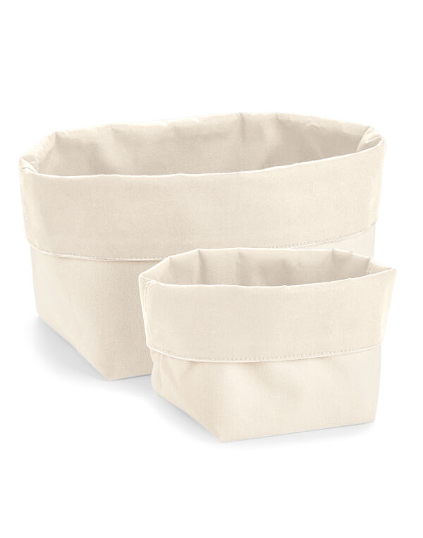 W572 Westford Mill Reversible Canvas Organiser Natural