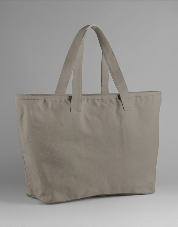 W606 Mushroom Oversized Heavy Duty Canvas Tote Bag