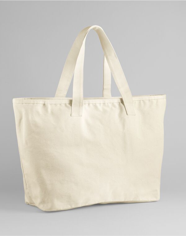 W606 Natural Oversized Heavy Duty Canvas Tote Bag
