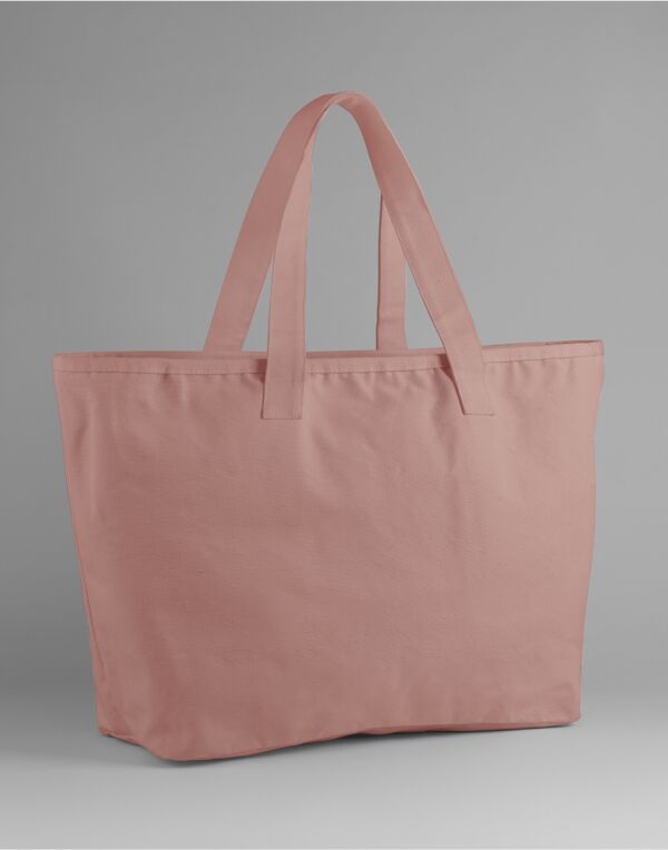 W606 Westford Mill Oversized Heavy Duty Canvas Tote Bag Rose