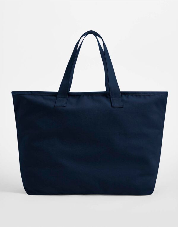 W606 Westford Mill Oversized Heavy Duty Canvas Tote Bag Navy