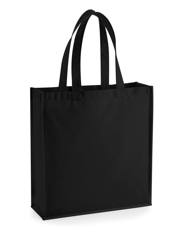 W600 Westford Mill Gallery Canvas Tote Black