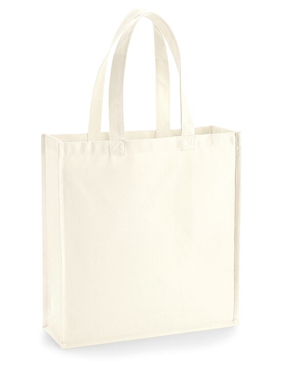 W600 Westford Mill Gallery Canvas Tote Natural