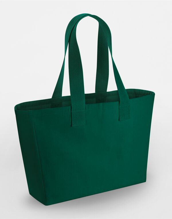 W610 Westford Mill Everyday Canvas Tote Bottle Green W610 Westford Mill Everyday Canvas Tote Bottle Green