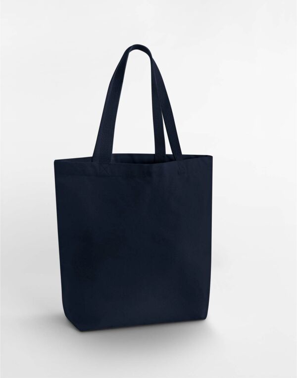 W697 French Navy Heavyweight Canvas Tote Bag