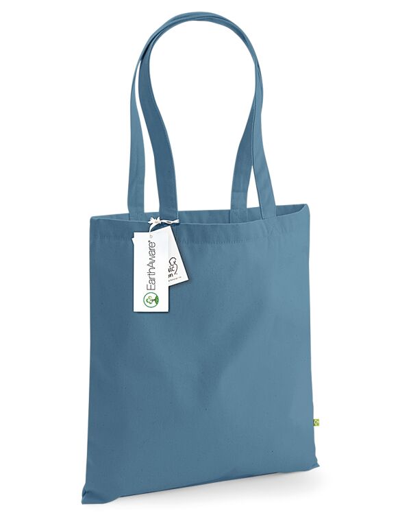 W801 Airforce Blue EarthAware® Organic Bag for Life W801 Airforce Blue EarthAware® Organic Bag for Life