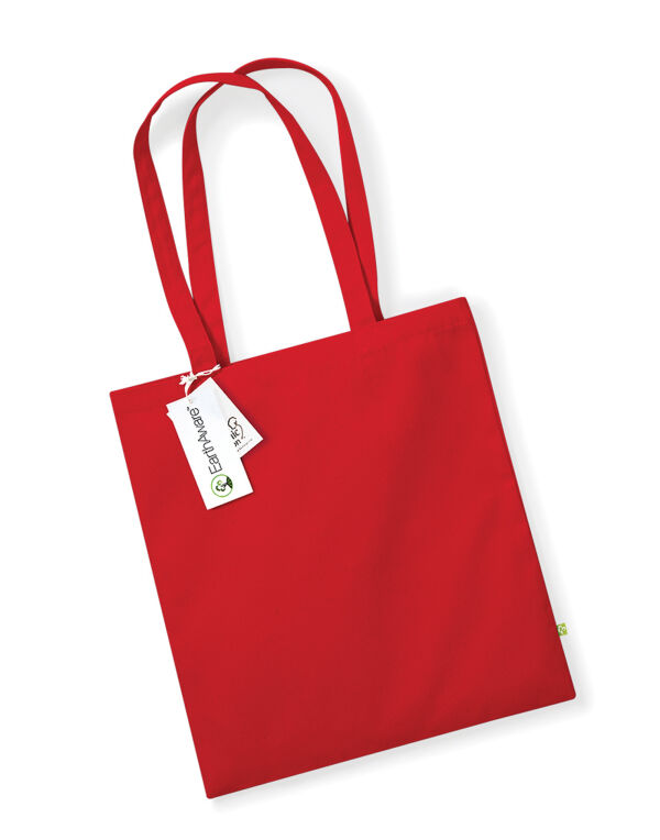 W801 Westford Mill EarthAware Organic Bag for Life Classic Red W801 Westford Mill EarthAware Organic Bag for Life Classic Red