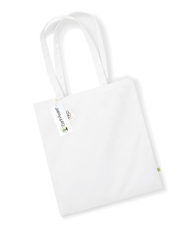 W801 White EarthAware® Organic Bag for Life