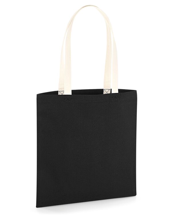 W801C Black/Natural EarthAware® Organic Bag for Life – Contrast Handles W801C Black/Natural EarthAware® Organic Bag for Life – Contrast Handles
