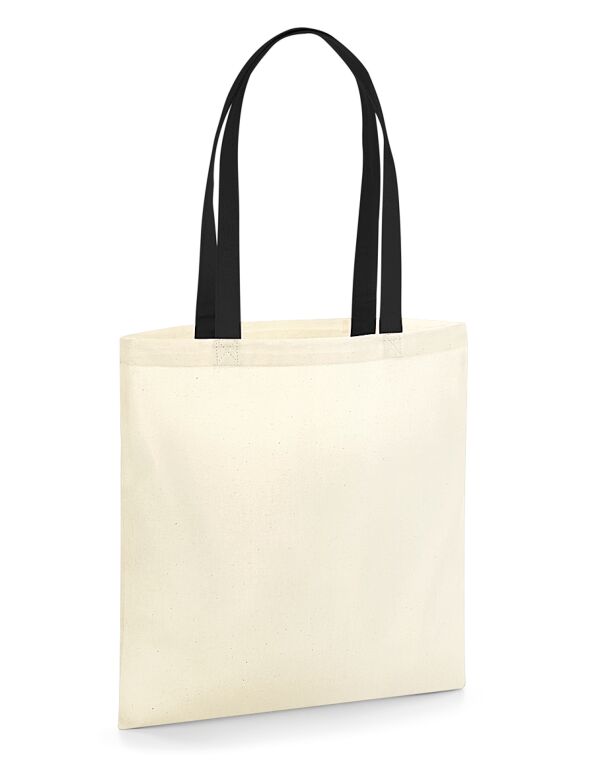 W801C Natural/Black EarthAware® Organic Bag for Life – Contrast Handles W801C Natural/Black EarthAware® Organic Bag for Life – Contrast Handles