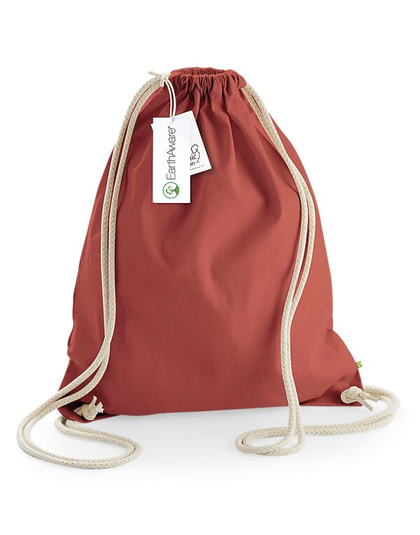 W810 Westford Mill EarthAware Organic Gymsac Orange Rust