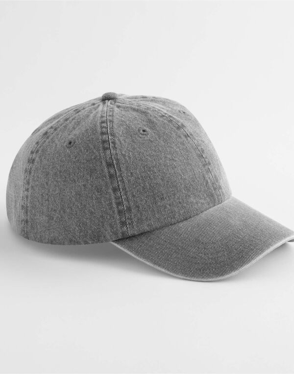 B105 Acid Grey Denim Cap