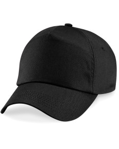 B10 Black Original 5 Panel Cap B10 Black Original 5 Panel Cap
