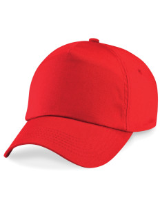 B10 Beechfield Original 5 Panel Cap Bright Red B10 Beechfield Original 5 Panel Cap Bright Red