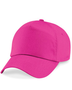 B10 Beechfield Original 5 Panel Cap Fuchsia B10 Beechfield Original 5 Panel Cap Fuchsia