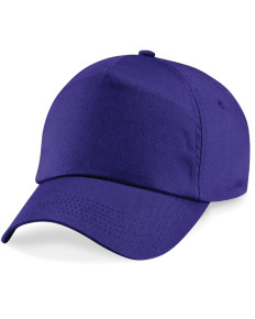 B10 Beechfield Original 5 Panel Cap Purple B10 Beechfield Original 5 Panel Cap Purple