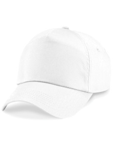 B10 Beechfield Original 5 Panel Cap White B10 Beechfield Original 5 Panel Cap White