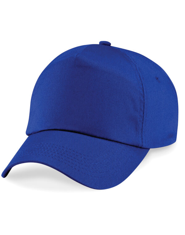 B10B Beechfield Junior Original 5 Panel Cap Bright Royal B10B Beechfield Junior Original 5 Panel Cap Bright Royal
