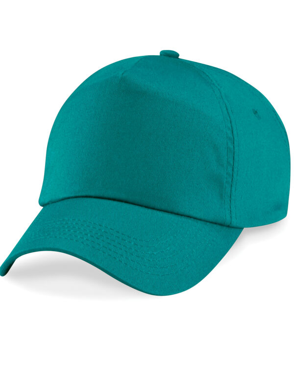B10B Beechfield Junior Original 5 Panel Cap Emerald B10B Beechfield Junior Original 5 Panel Cap Emerald