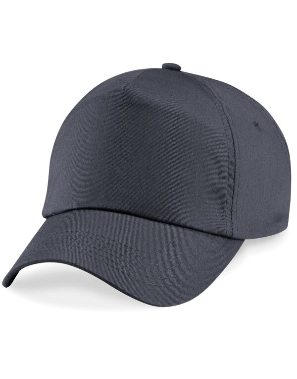 B10B Beechfield Junior Original 5 Panel Cap Graphite B10B Beechfield Junior Original 5 Panel Cap Graphite