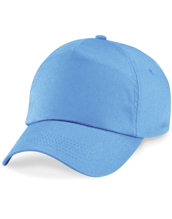 B10B Beechfield Junior Original 5 Panel Cap Sky Blue
