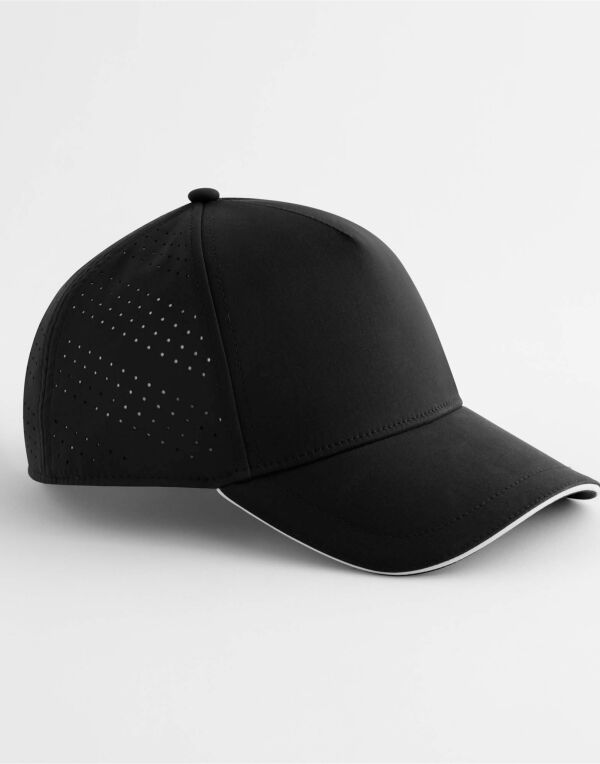 B155R Beechfield Accelerate Cap Black/White