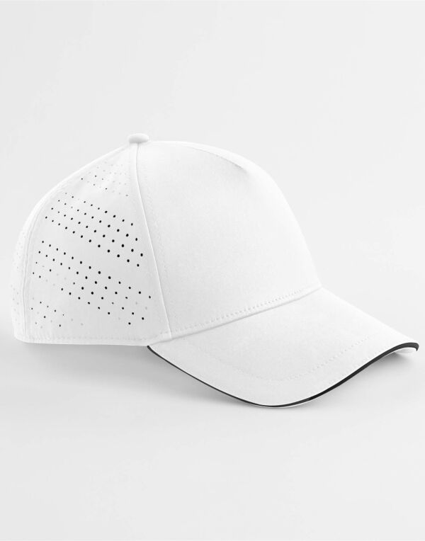B155R Beechfield Accelerate Cap White/Black