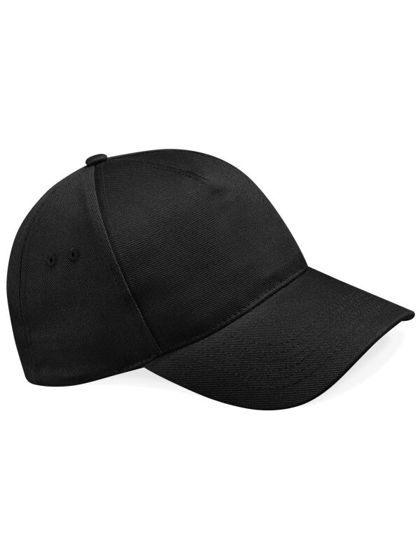 B15 Beechfield Ultimate 5 Panel Cap Black