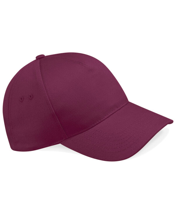 B15 Beechfield Ultimate 5 Panel Cap Burgundy B15 Beechfield Ultimate 5 Panel Cap Burgundy