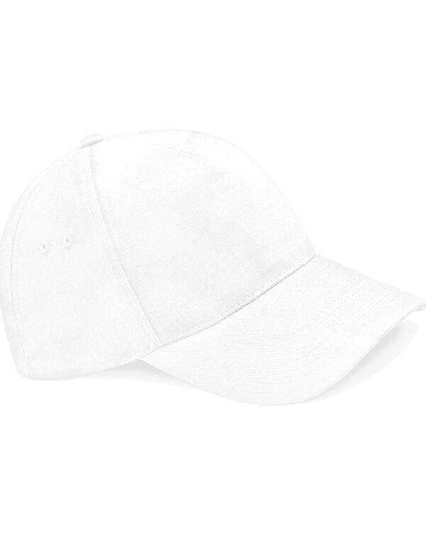 B15 Beechfield Ultimate 5 Panel Cap White