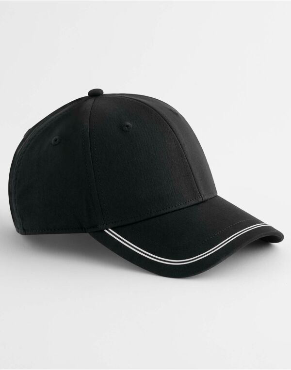 B166R Beechfield Match Day Cap Black/White