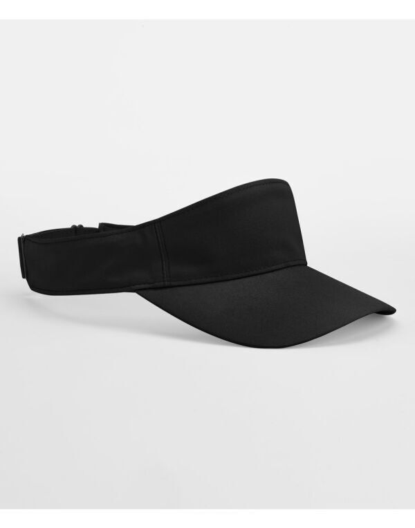 B174R Beechfield Peformance Visor Black B174R Beechfield Peformance Visor Black