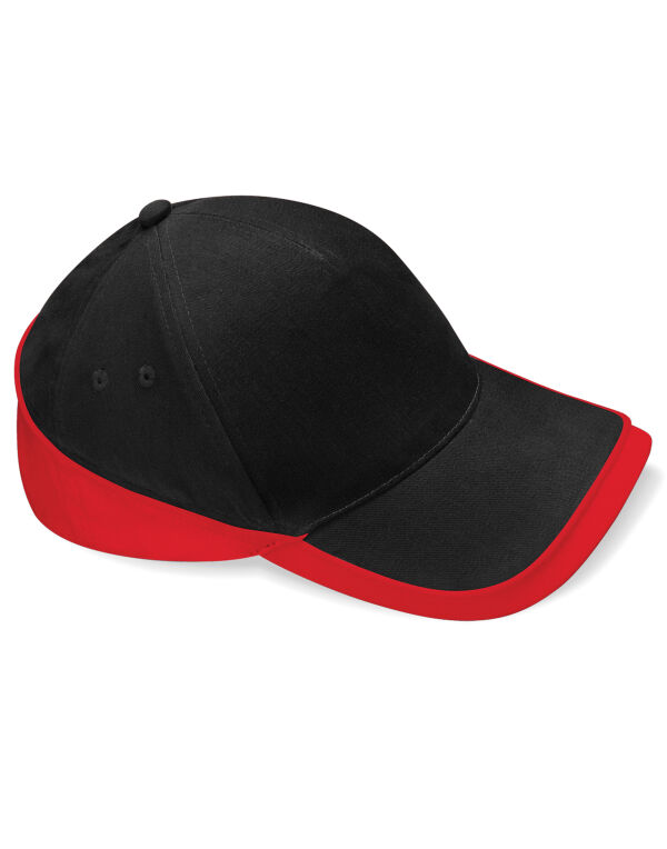 B171 Beechfield Teamwear Competition Cap Black/Classic Red B171 Beechfield Teamwear Competition Cap Black/Classic Red