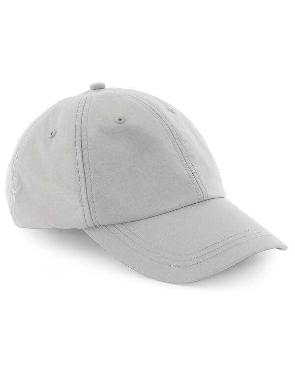 B187 Beechfield Outdoor 6 Panel Cap Light Grey