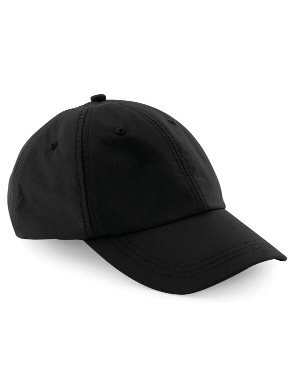 B187 Beechfield Outdoor 6 Panel Cap Black