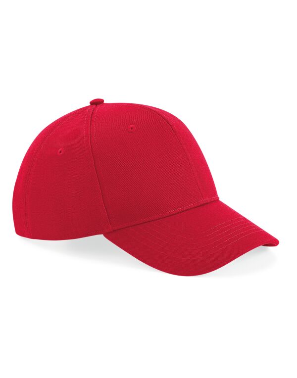 B18 Beechfield Ultimate 6 Panel Cap Classic Red B18 Beechfield Ultimate 6 Panel Cap Classic Red