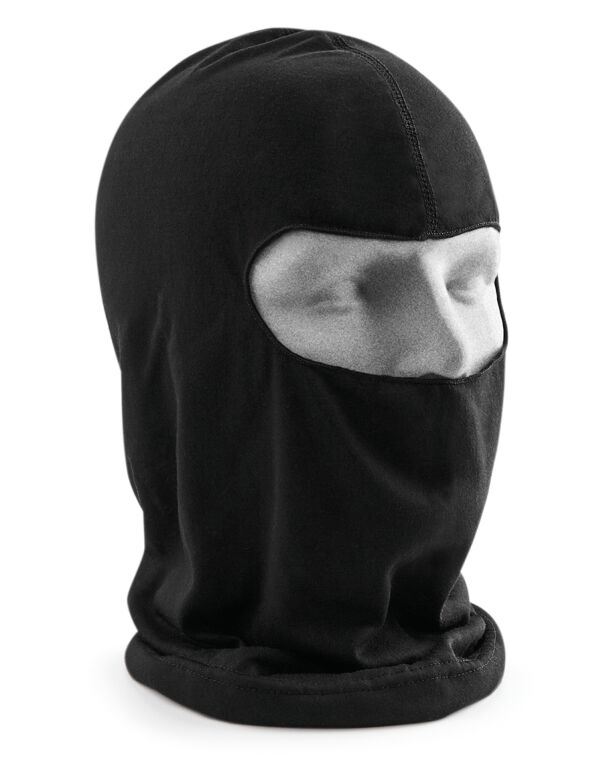 B225 Beechfield Microfibre Balaclava Black