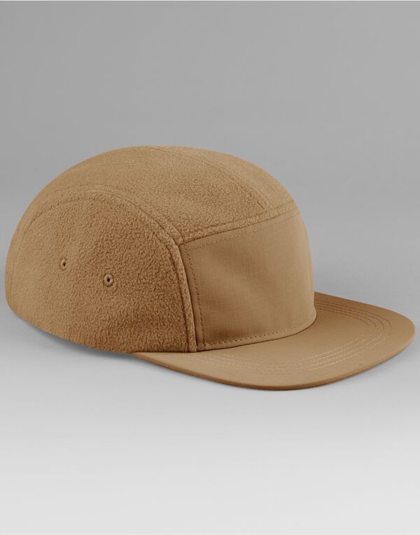 B220R Beechfield Fleece Outdoor Camper Cap Biscuit