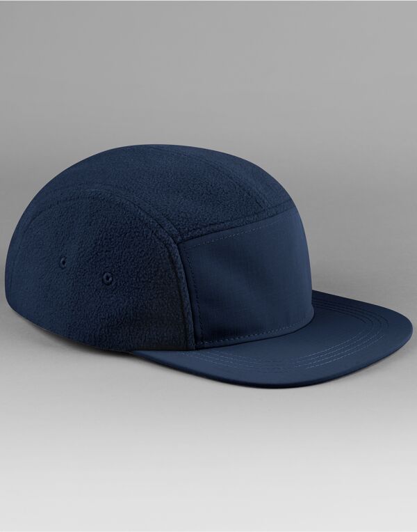 B220R Beechfield Fleece Outdoor Camper Cap Navy