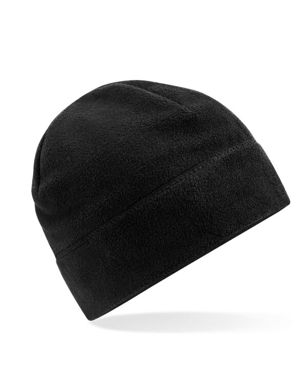 B244R Beechfield Recycled Fleece Pull-On Beanie Black