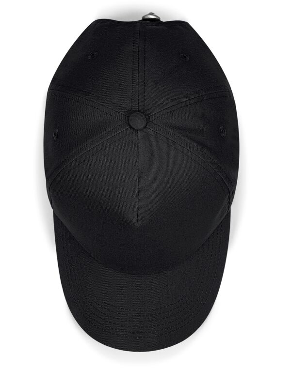 B25 Beechfield Authentic 5 Panel Cap Black