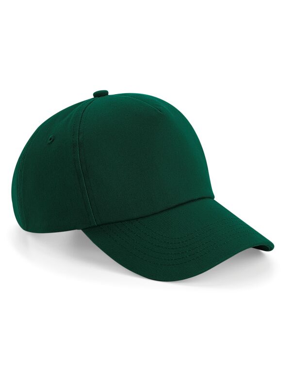 B25 Beechfield Authentic 5 Panel Cap Bottle Green