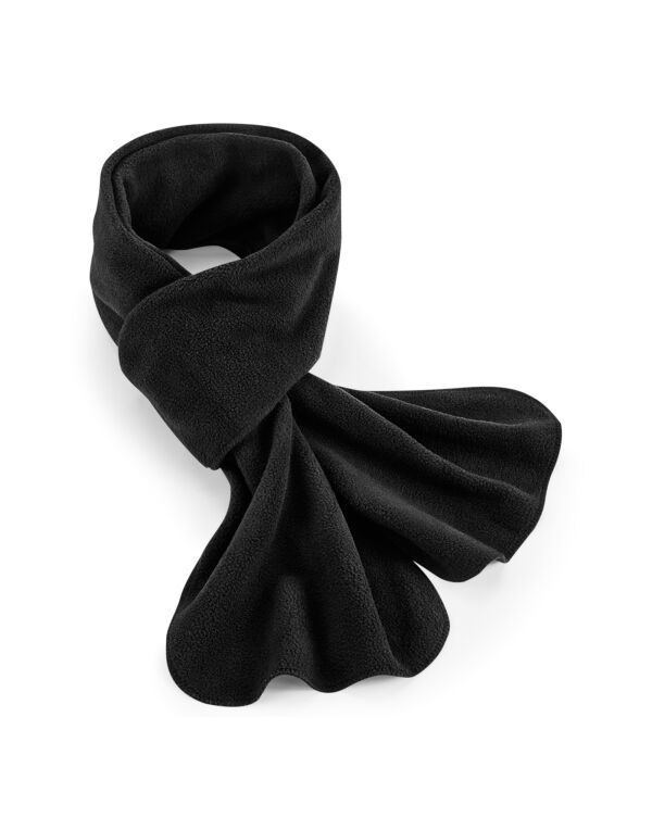 B293R Beechfield Recycled Fleece Scarf Black