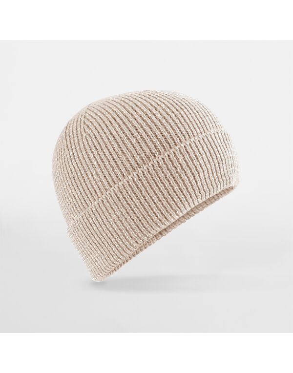 B325R Beechfield Streetlite Reflective Beanie Almond