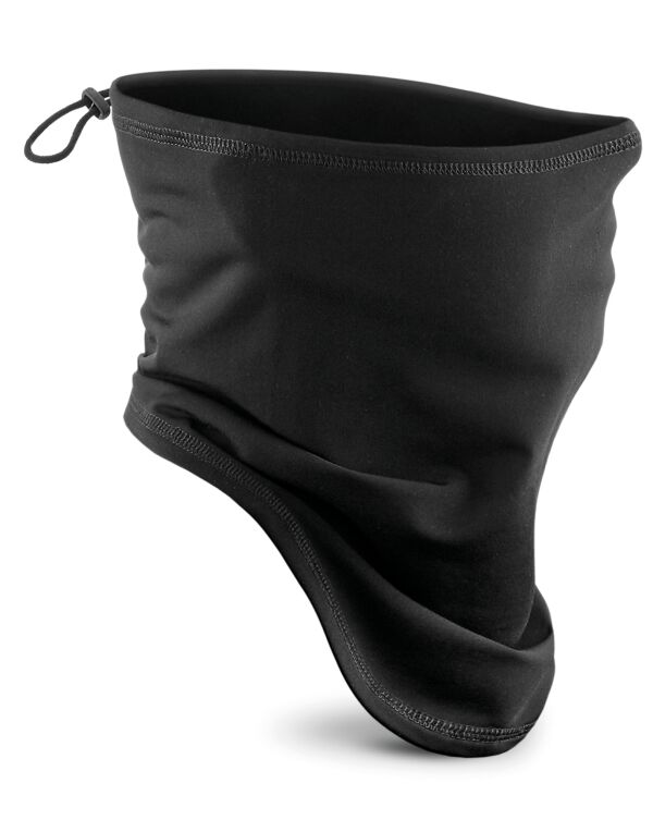 B320 Beechfield Softshell Sports Tech Neck Warmer Black