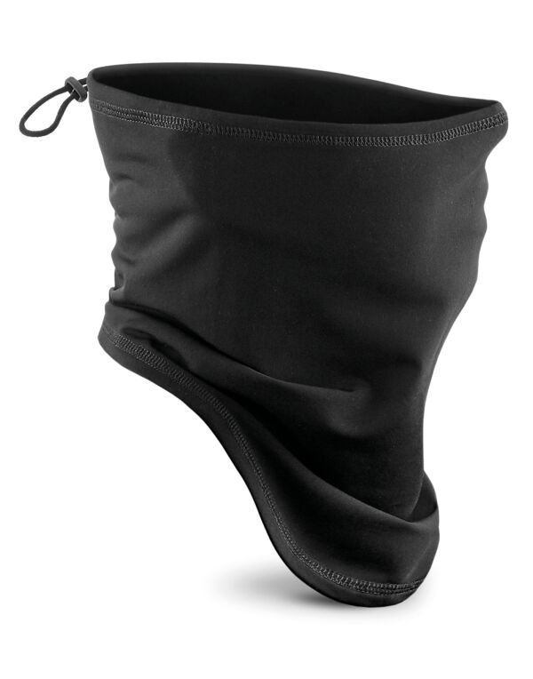 B320B Beechfield Junior Softshell Sports Tech Neck Warmer Black