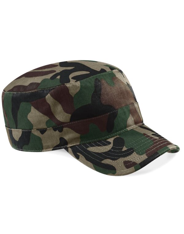 B33 Beechfield Camo Army Cap Jungle Camo B33 Beechfield Camo Army Cap Jungle Camo