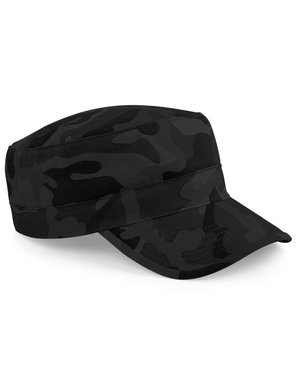 B33 Beechfield Camo Army Cap Midnight Camo B33 Beechfield Camo Army Cap Midnight Camo